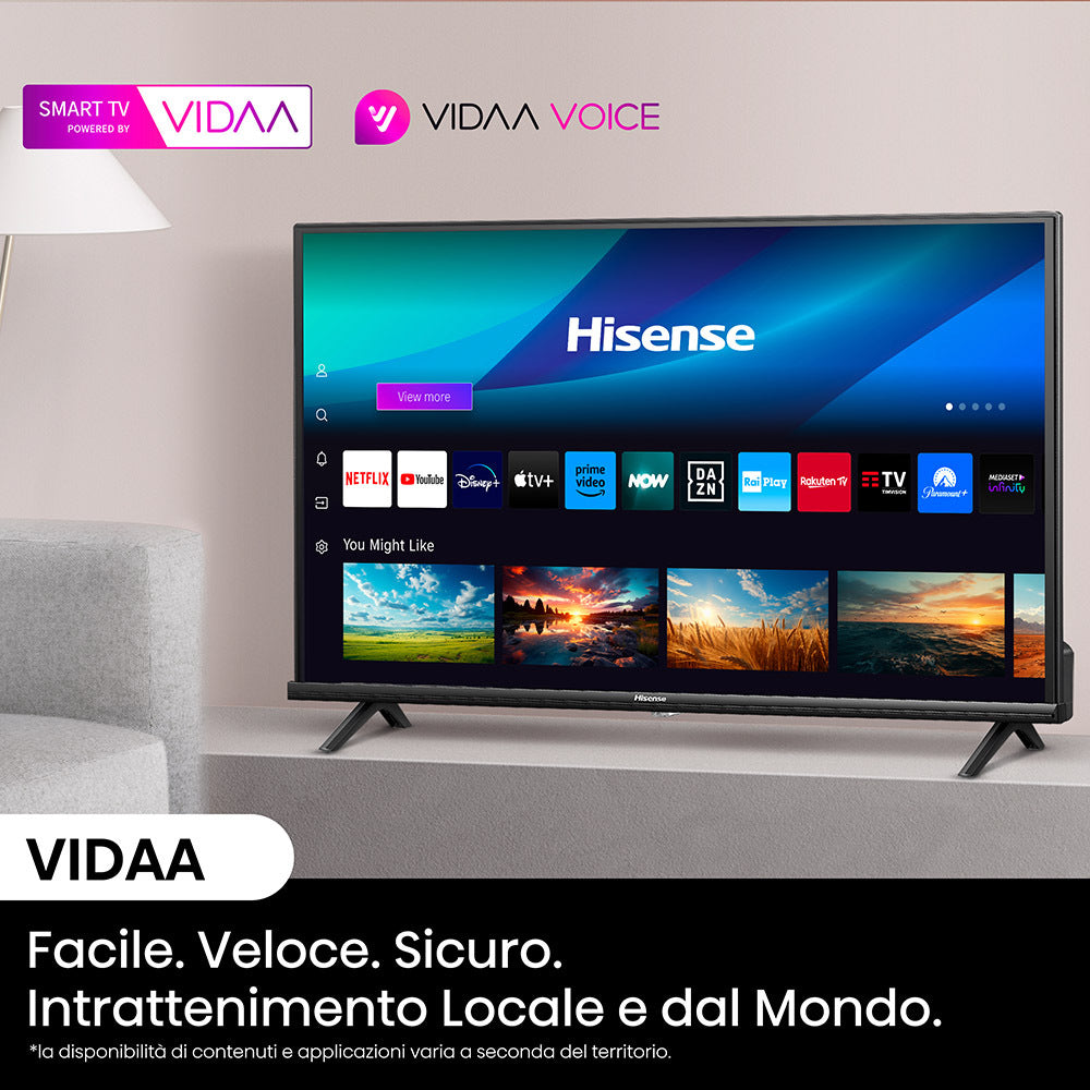 Hisense Smart TV 32" HD Ready 32A4N